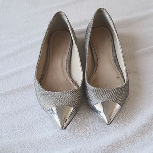 Aldo Silver Shoes Size 8